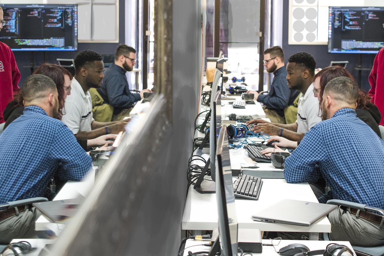 Persevere participants learning technology skills in a classroom setting